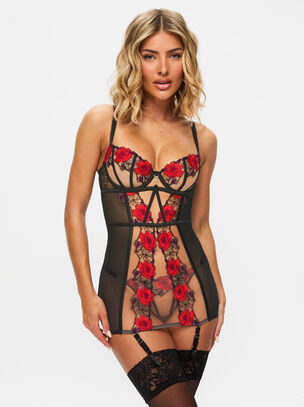Caged Rose Padded Cami Suspender Caged Rose Padded Cami Suspender