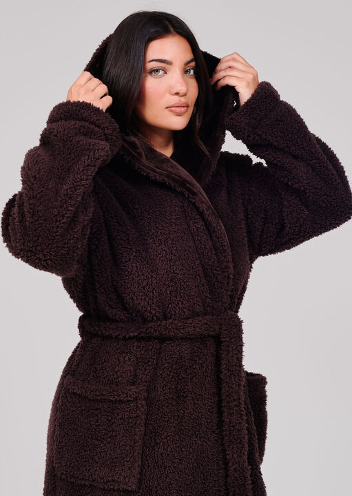 Loungeable Cosy Borg Hooded Robe image number 3.0