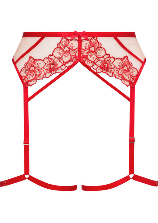Floral Affair Suspender Belt image number 4.0