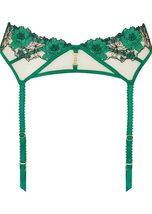 Caged Rose Suspender Belt image number 4.0