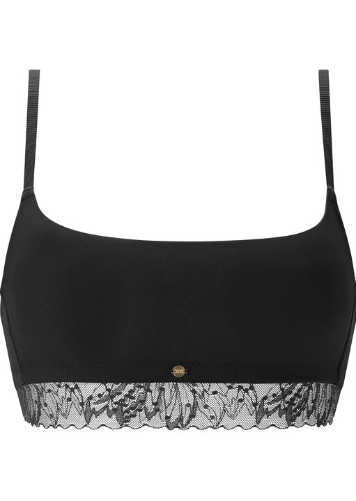 Louisa Ribbed Padded Crop Bra image number 5.0