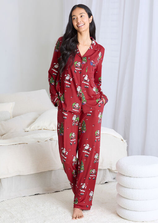 Snowball Santa Long Sleeve Set image number 1.0