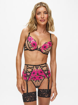 Boudoir Rose Padded Plunge Bra