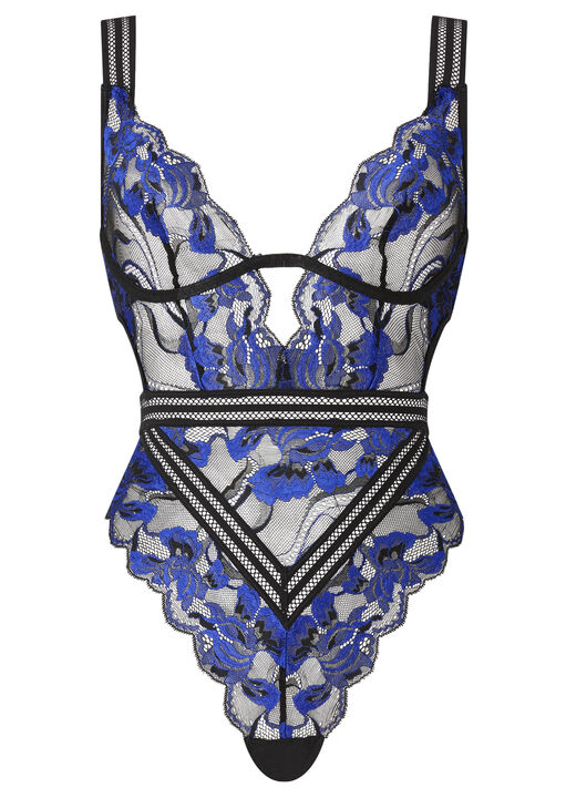 Embracing Lace Open Back Lingerie Body image number 4.0