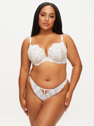 The Icon Fuller Bust Padded Plunge Bra