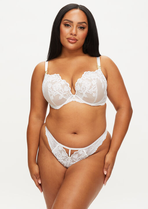 The Icon Fuller Bust Padded Plunge Bra image number 0.0