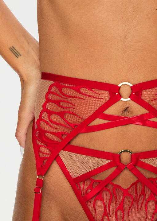 Flames of Passion Suspender Belt image number 3.0