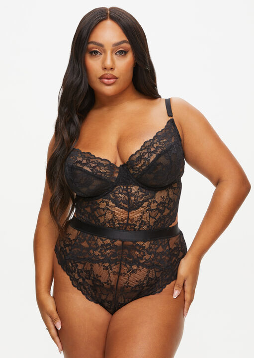 Hold Me Tight Lace Lingerie Body image number 5.0