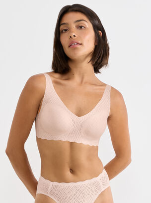 Zero Feel Bliss Long Line Bra - Nude