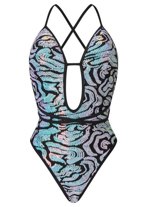 Dark Water Retreat Swimsuit image number 6.0