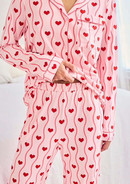 Heart Wave Revere Long Sleeve Set image number 3.0