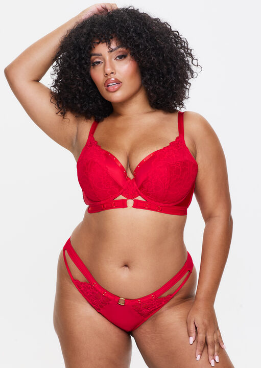 Undisputed Padded Plunge Bra image number 1.0