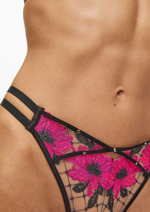 Boudoir Rose Thong image number 4.0