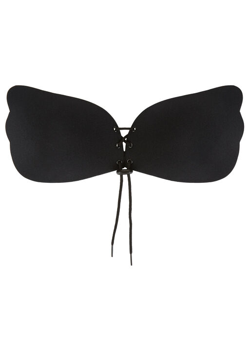 Lace-Up Stick On Bra image number 3.0