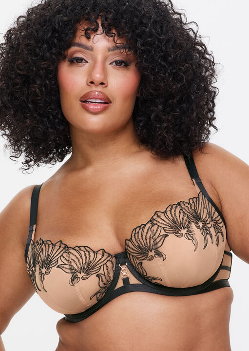 Incensing Non-Padded Fuller Bust Balcony Bra image number 1.0