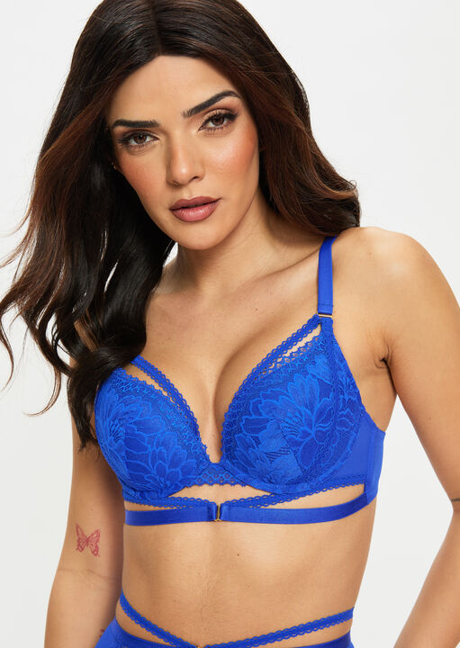 Yours Truly Padded Plunge Bra image number 1.0