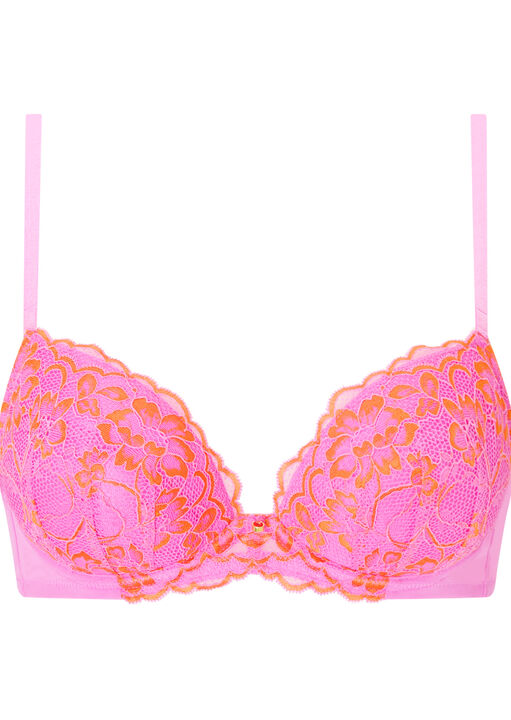 Sexy Lace Padded Plunge Bra image number 8.0