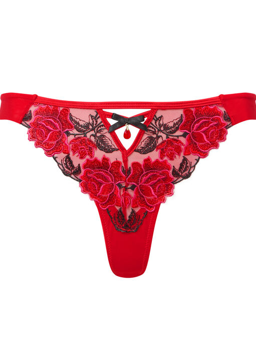 Roses Are Red Thong image number 6.0