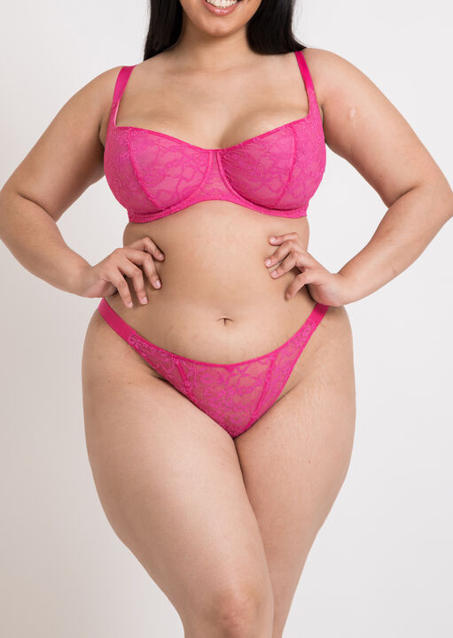 All Night Lace Balcony Bra image number 0.0