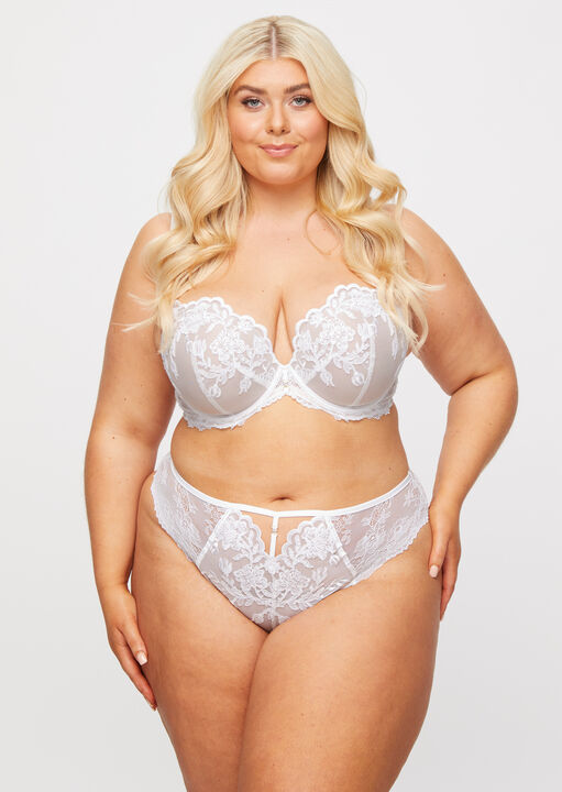 The Icon Fuller Bust Padded Plunge Bra image number 0.0