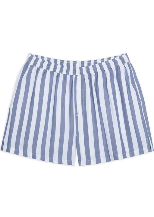 Poplin Stripe Shorts image number 3.0