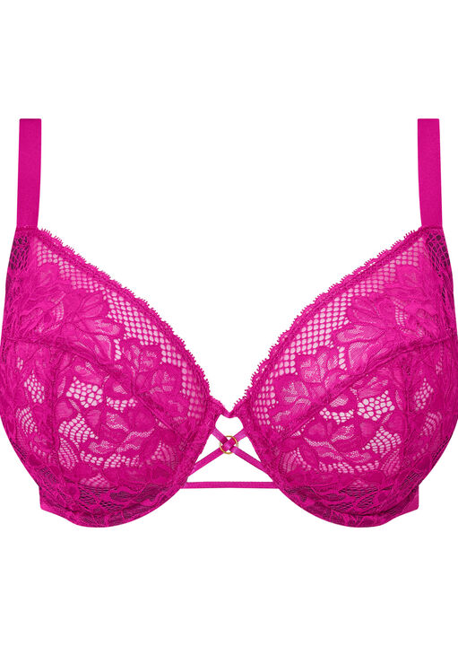 Lasting Lover Fuller Bust Non Padded Plunge Bra image number 4.0