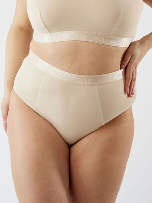 Microfibre HW Brief - Nude