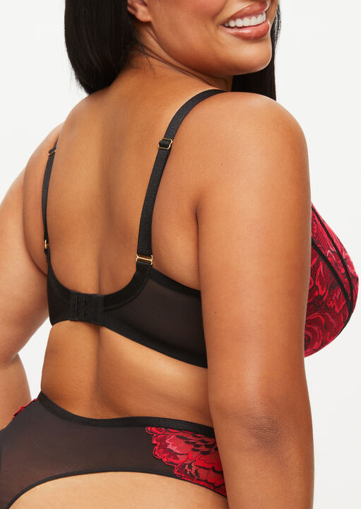 Nightfall Fuller Bust Padded Plunge Bra image number 2.0