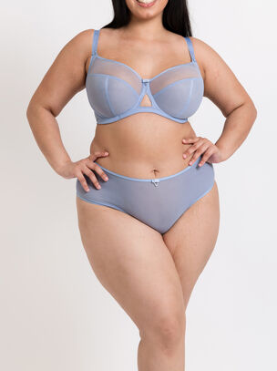 Victory Balcony Bra - Light Blue