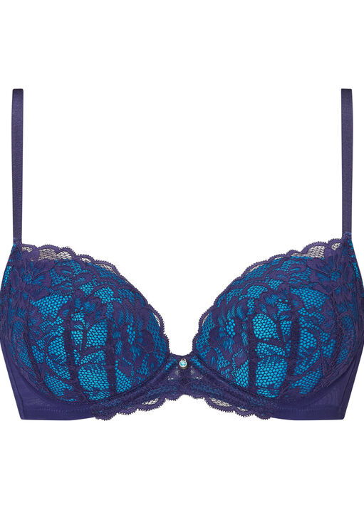 Sexy Lace Padded Plunge Bra image number 5.0