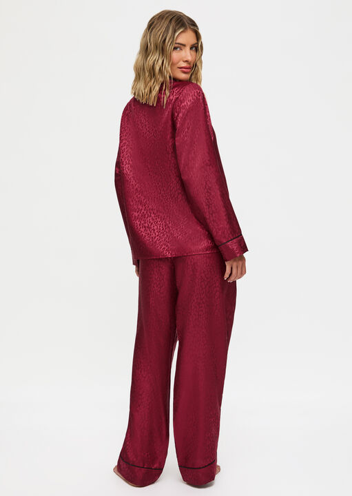 Signature Satin Long Pyjama Set image number 2.0