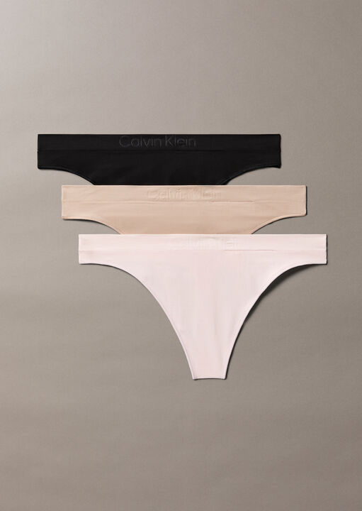 3 Pack Flex Seamless Thong image number 4.0