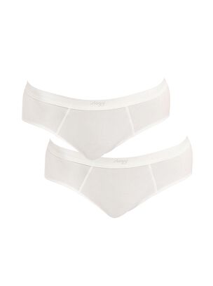 Ever Ease Hipster Brief 2 Pack - White