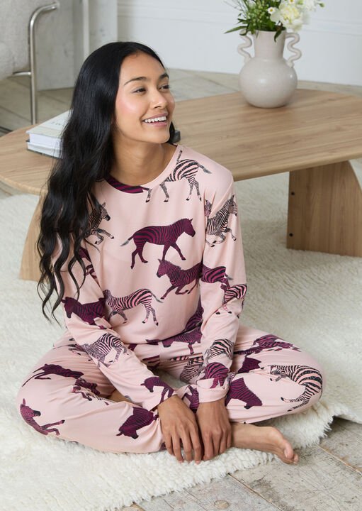 Zebra Poly Long Sleeve Set image number 4.0