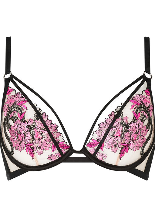 Entwined Non-Padded Balcony Bra image number 4.0