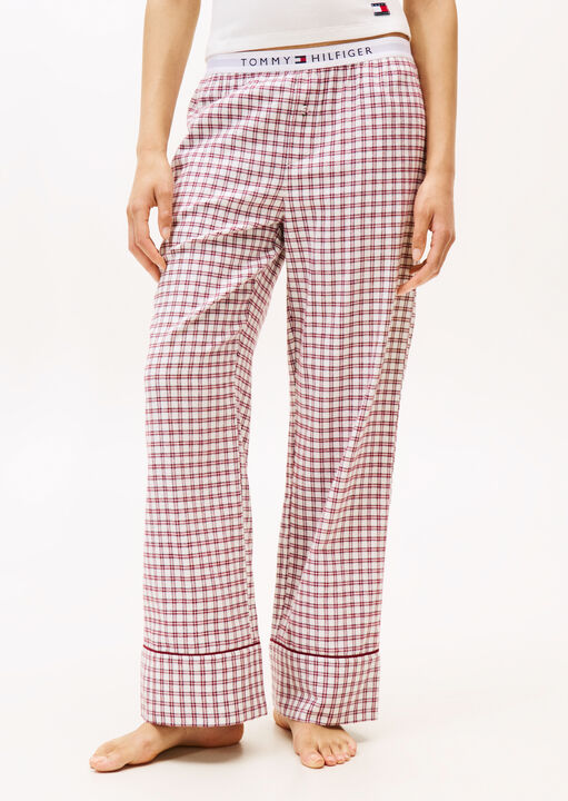 Holiday Flannel Wide Leg Pant image number 1.0