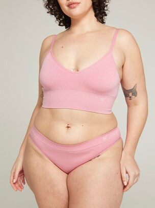 The Tencel Seamless Bralette - Pink