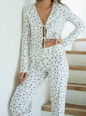 Wild Lovers Hailey Long Sleeve Top - White