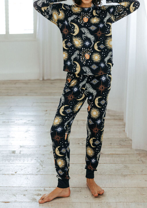 Celestial Zebra Jersey Long Sleeve Set image number 0.0
