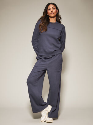 Knickerbox Jessica Cotton Sweat Jumper - Dark Blue