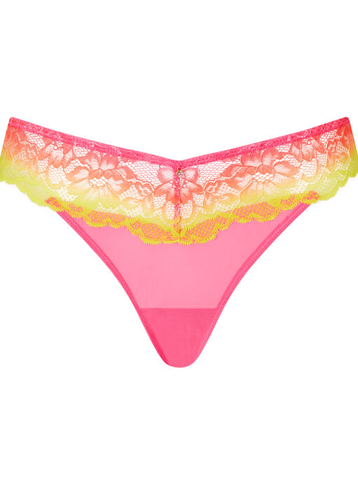 Sexy Lace Ombre Thong image number 4.0