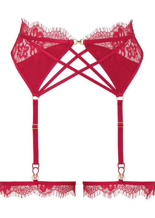 Dark Fantasy Lace Suspender Belt image number 5.0