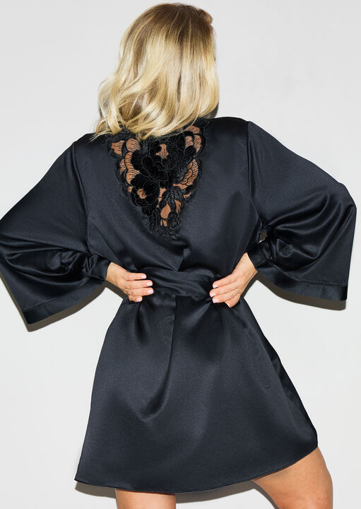 Delphine Satin Robe image number 0.0