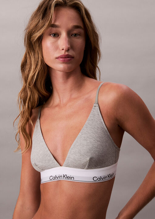 Icon Cotton Triangle Bralette image number 3.0