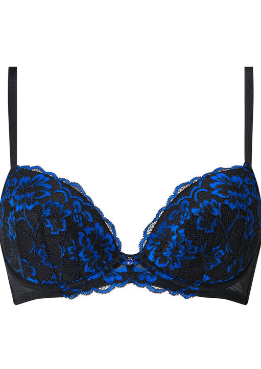 Sexy Lace Padded Plunge Bra image number 4.0