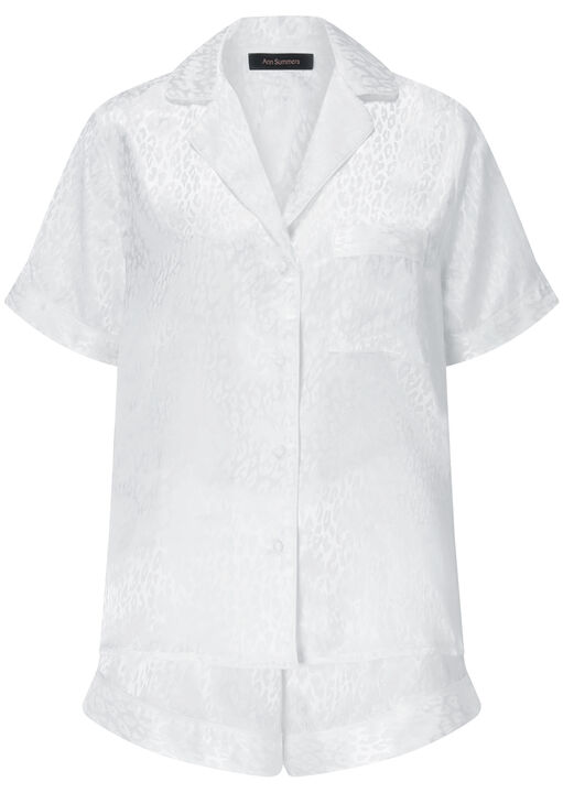 Signature Satin Pj Set image number 4.0
