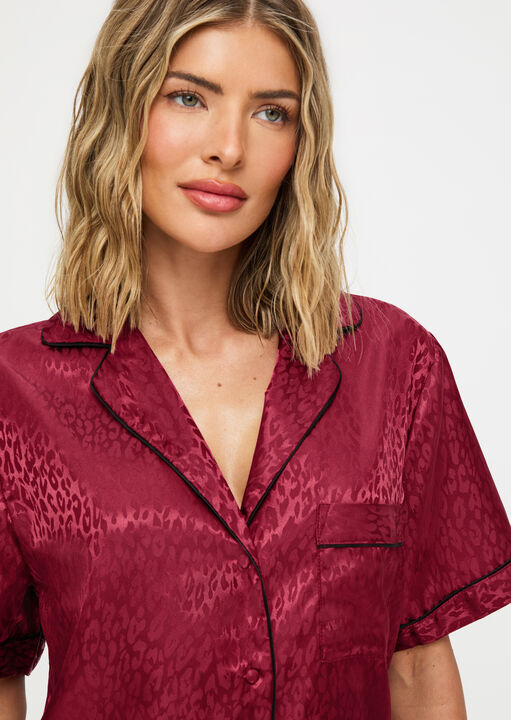 Signature Satin PJ Set image number 4.0