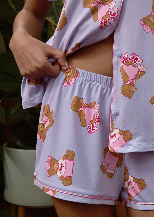 Cowboy Teddy Short Sleeve Revere Set image number 1.0