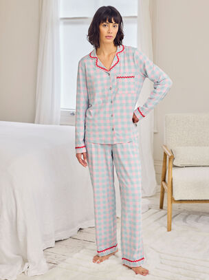 Do Not Disturb Long Sleeve Set - Blue