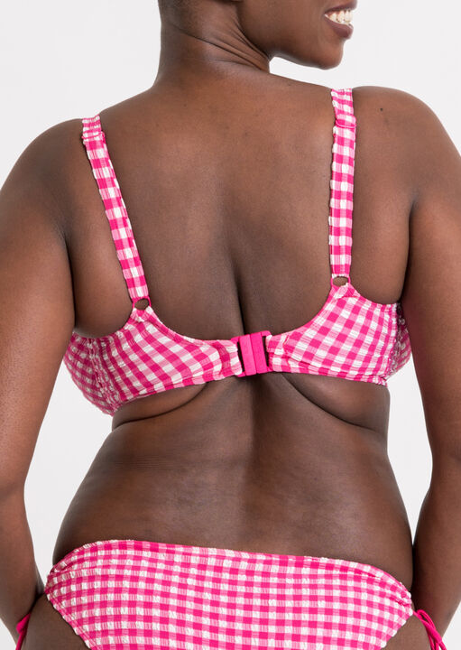 Holiday Check Wired Bikini Top  image number 2.0